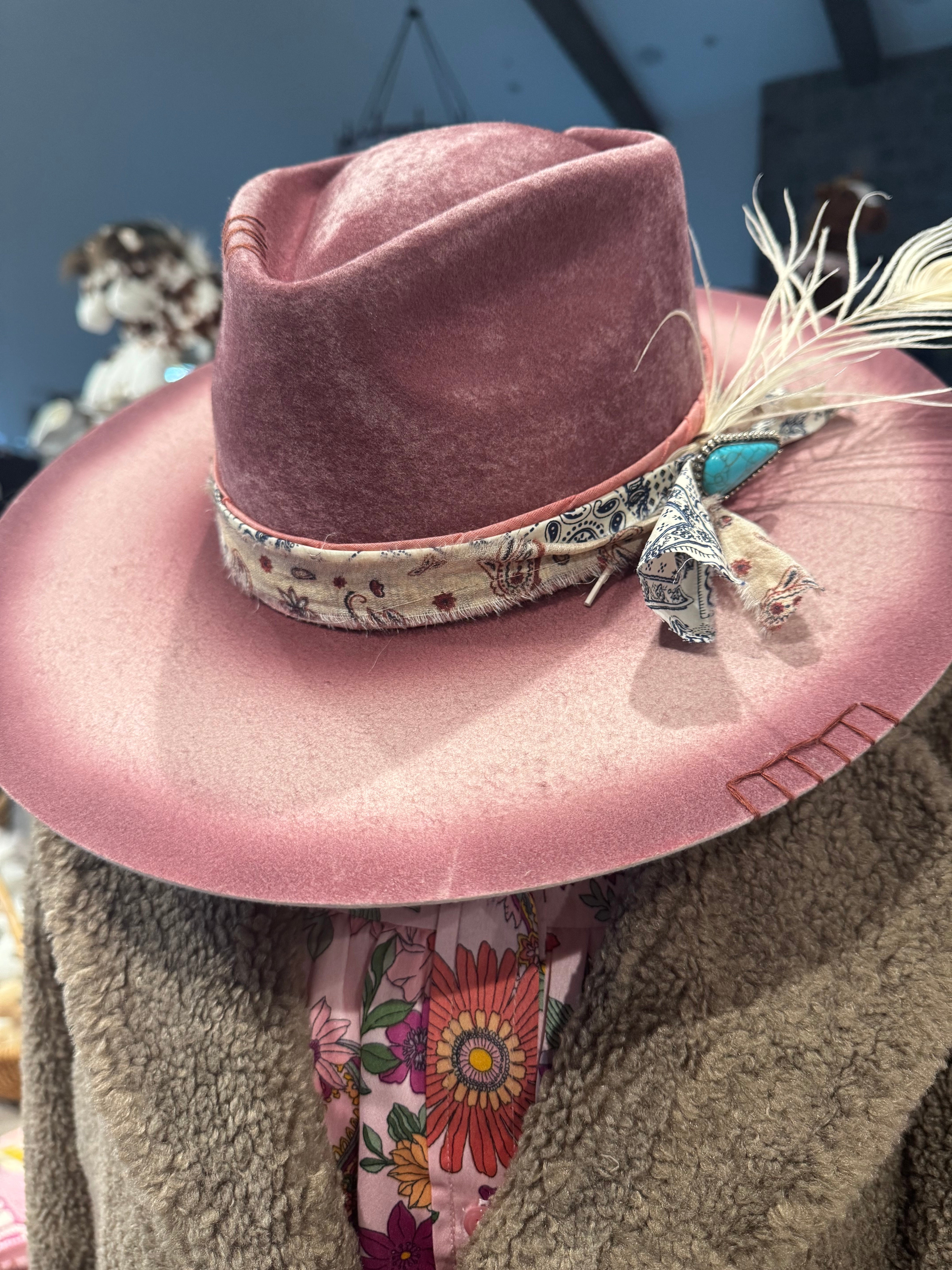 wild rose cowgirl hat