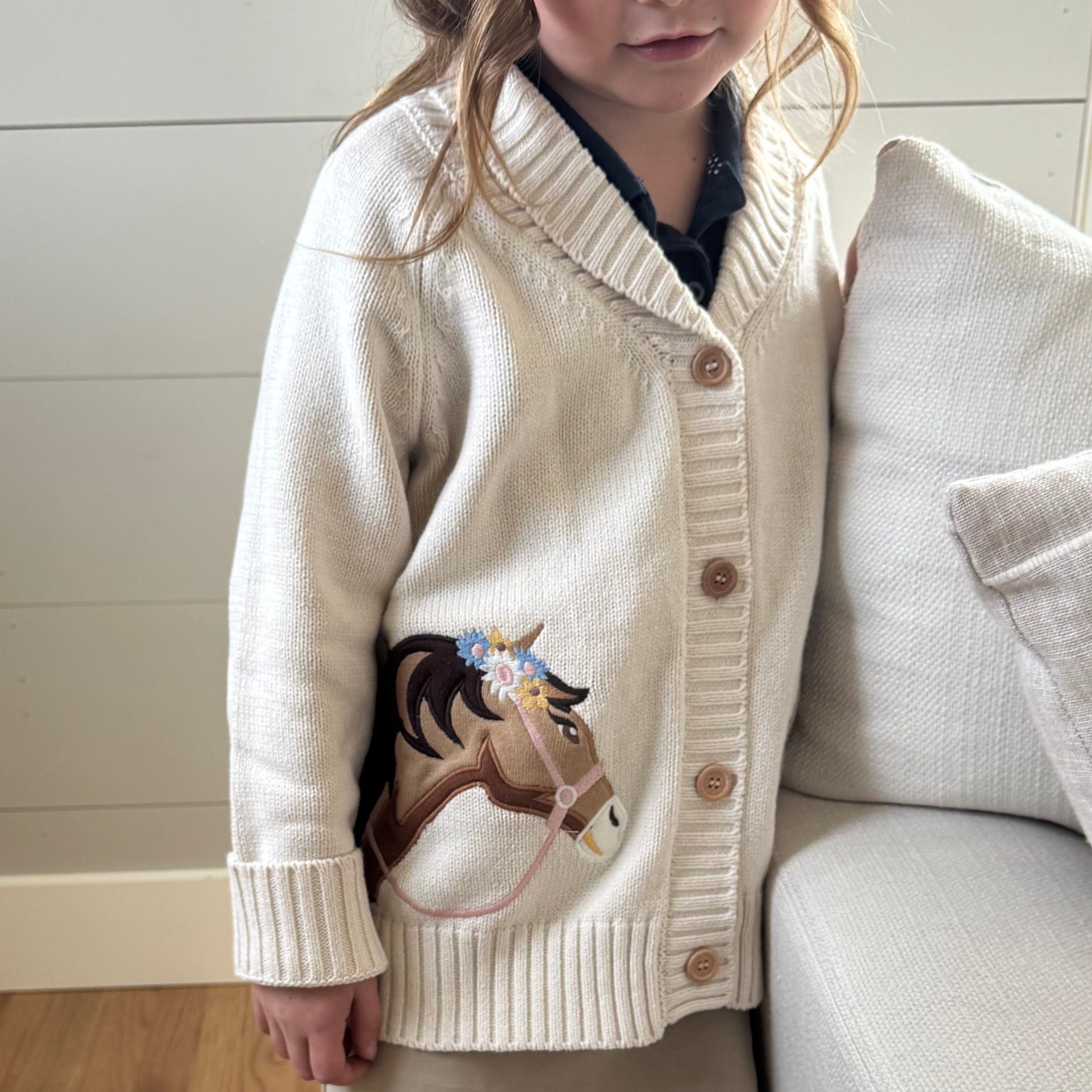 Bridle Up Pony Cardigan