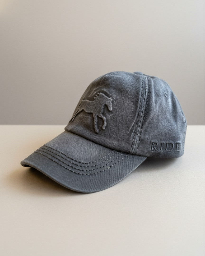 Vintage Horse Hat (Gray)