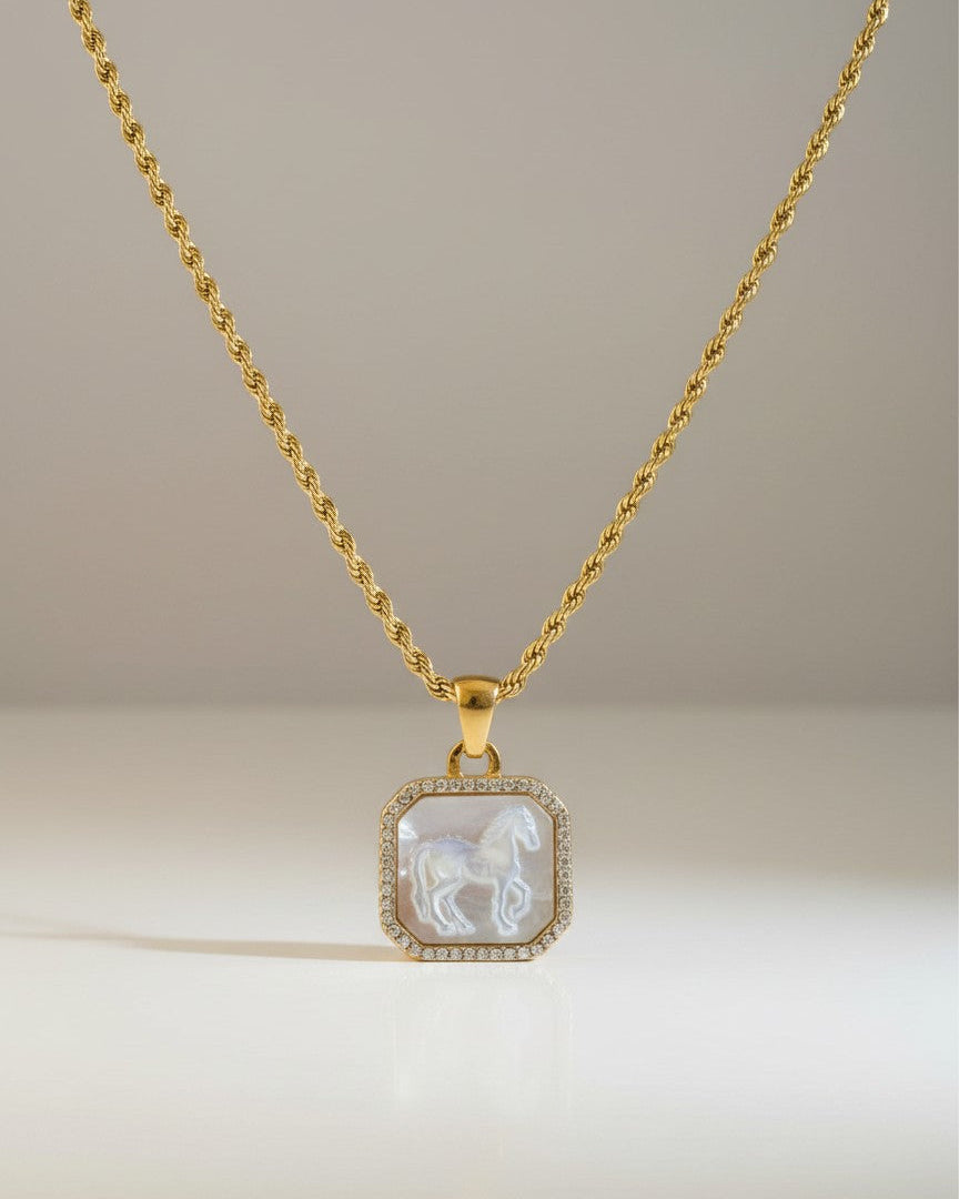 Spirit Horse Pendant Necklace