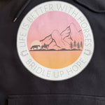 life is better with horses hoodie