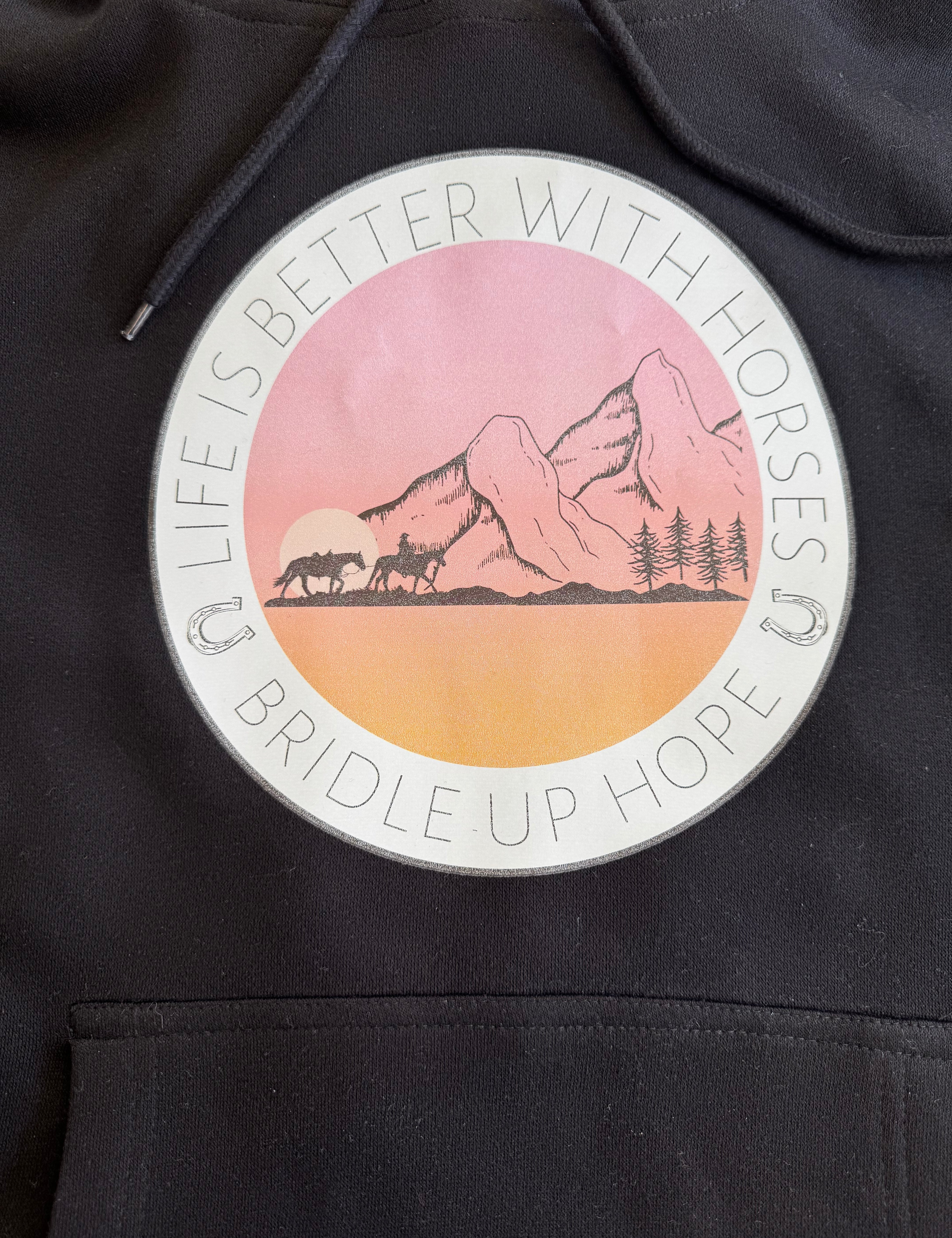 life is better with horses hoodie