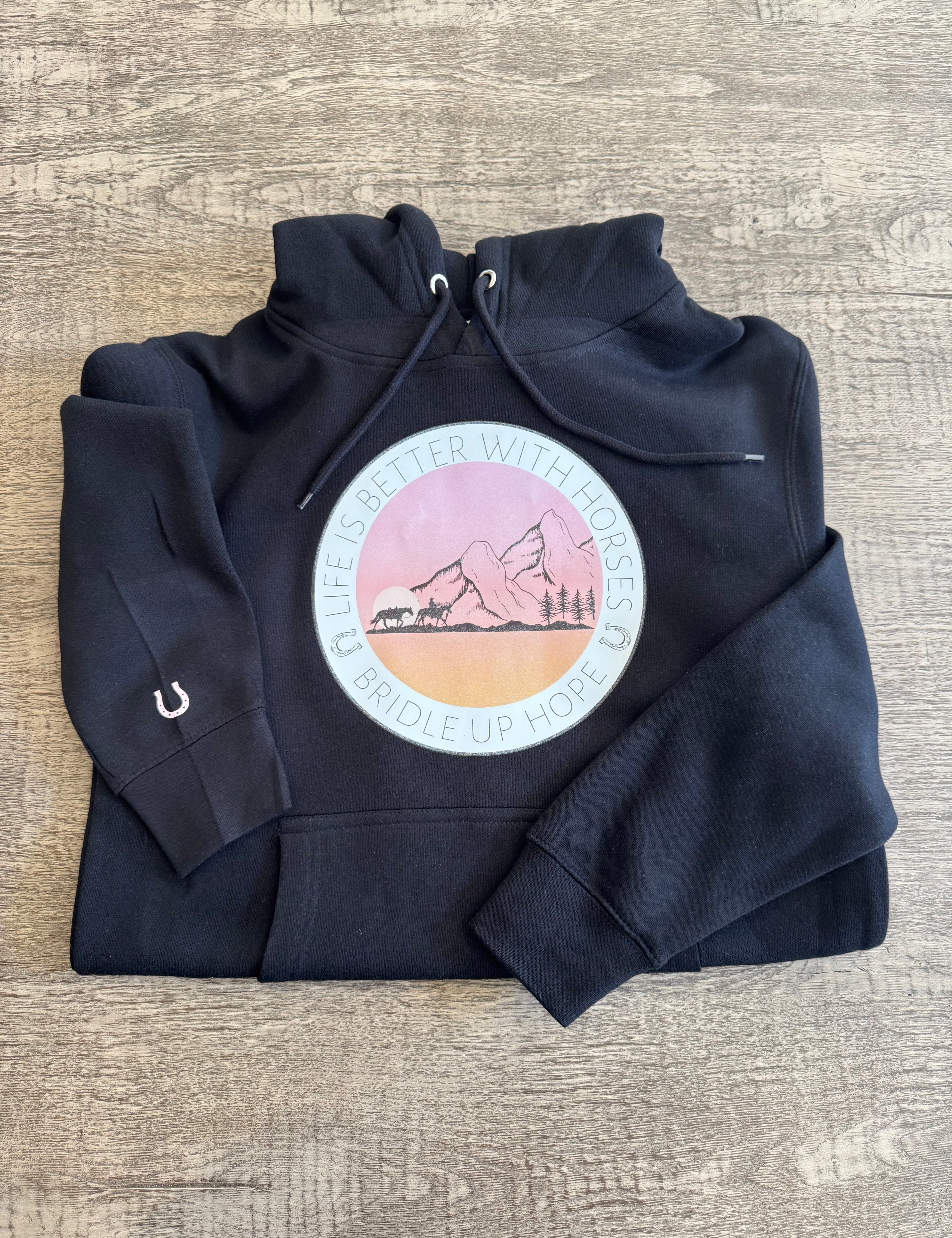 life is better with horses hoodie