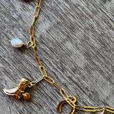 cowgirl hope charm necklace