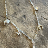 western charm necklace