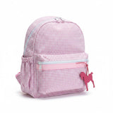 Pink Pony Gingham Backpack