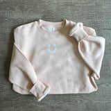 blushing horseshoe sweatshirt