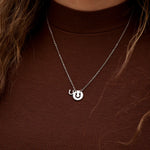 horseshoe cut-out necklace