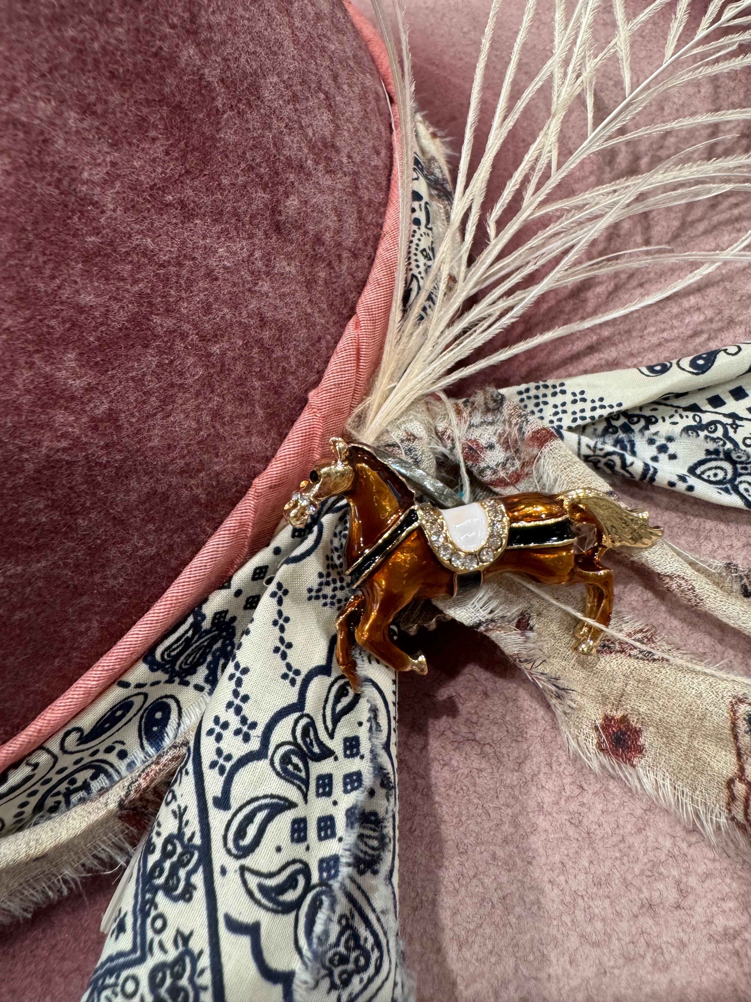 Bridle Up Brooch