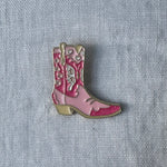 Pink Cowgirl Boot Pin