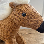 Palomino Handknit Hope Horsie