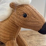 Palomino Handknit Hope Horsie
