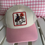 Cowboy Patch Pink Hat