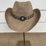 Cowgirl Turquoise Concho Hat