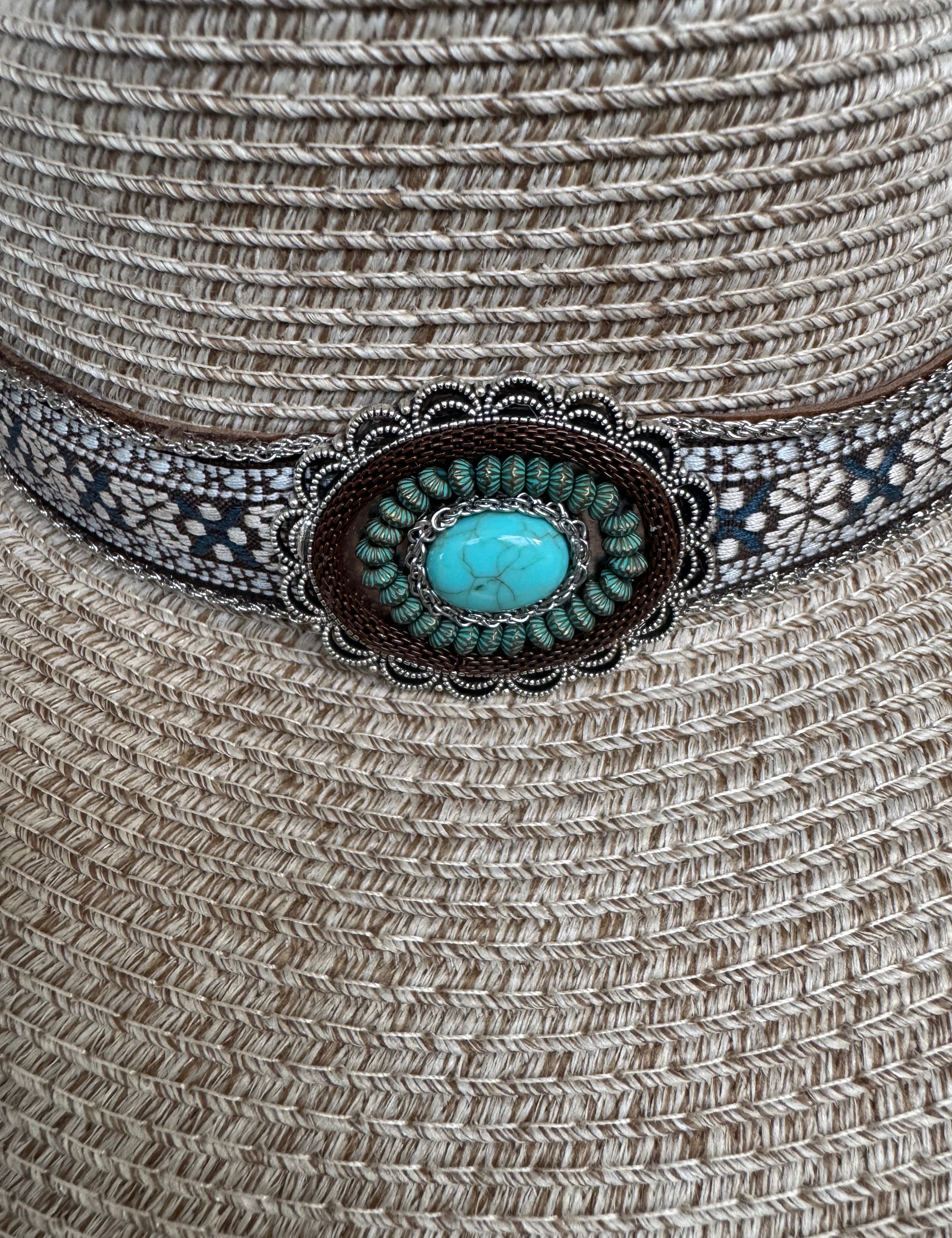 Cowgirl Turquoise Concho Hat