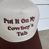 Put It On My Cowboy's Tab Hat