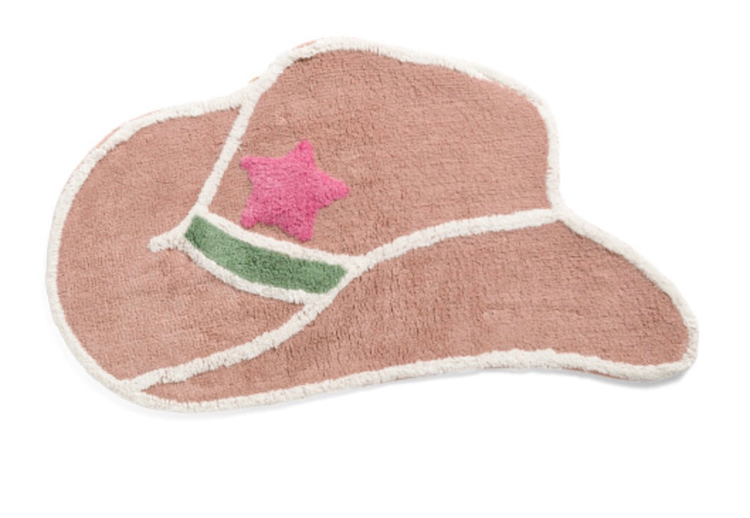 cowgirl bath rug