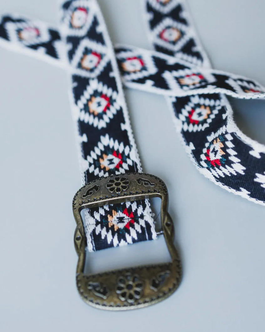 Aztec Diamond Woven Belt