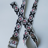 Aztec Diamond Woven Buckle Belt