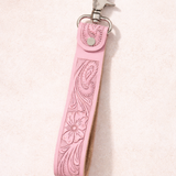 Pretty In Pink Cowgirl Keychain