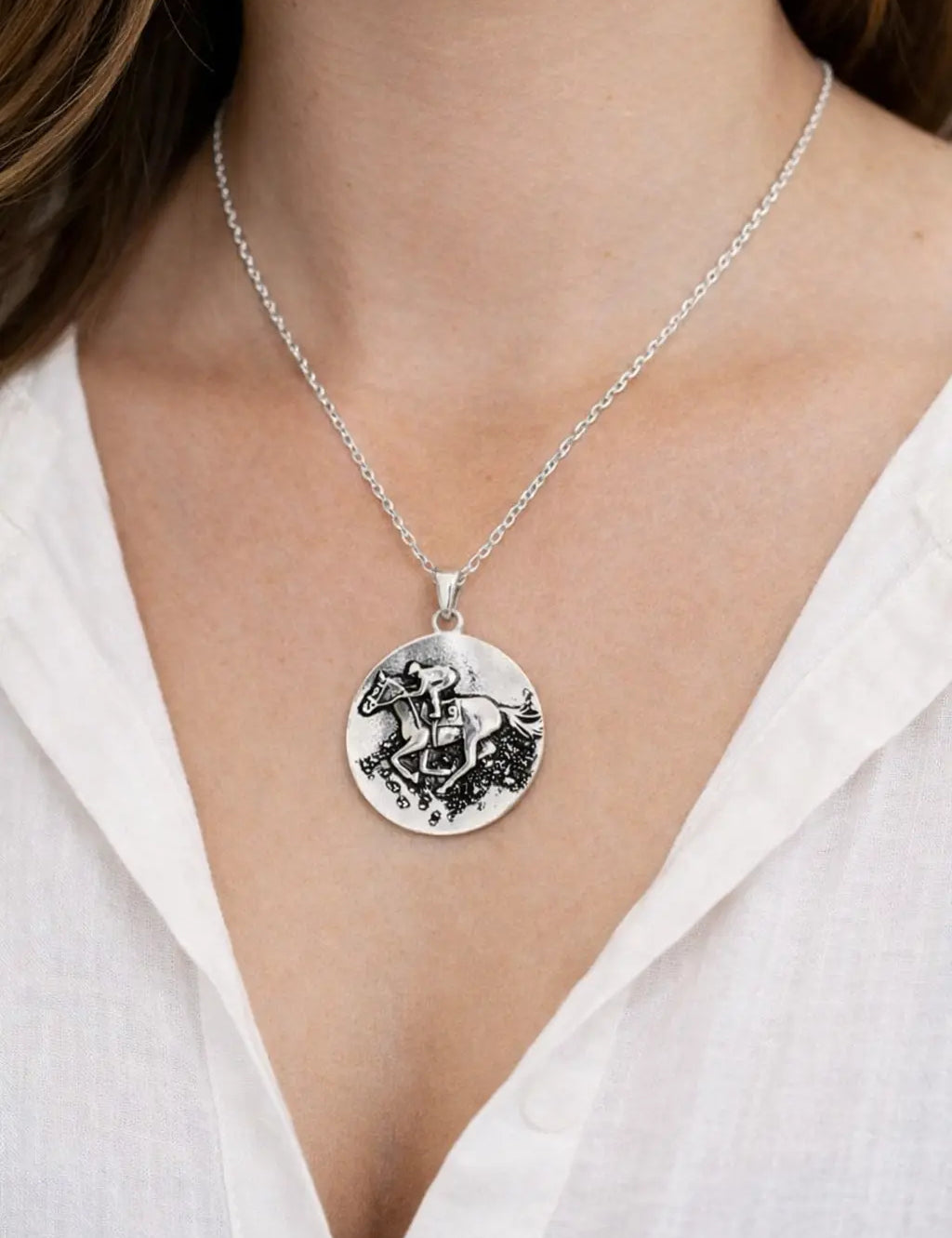 Kentucky Derby Pendant Necklace Faire - Lunar Deer