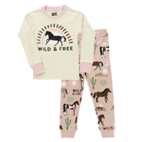 wild horses kid pj set