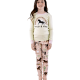 wild horses kid pj set