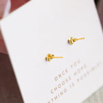 luxe horseshoe earrings