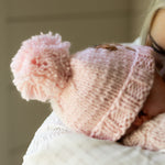 Pony Handknit Beanie (Pink)