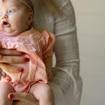 Pink Pony Embroidered Romper