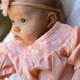 Pink Pony Embroidered Romper