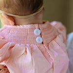 Pink Pony Embroidered Romper