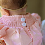 Pink Pony Embroidered Romper