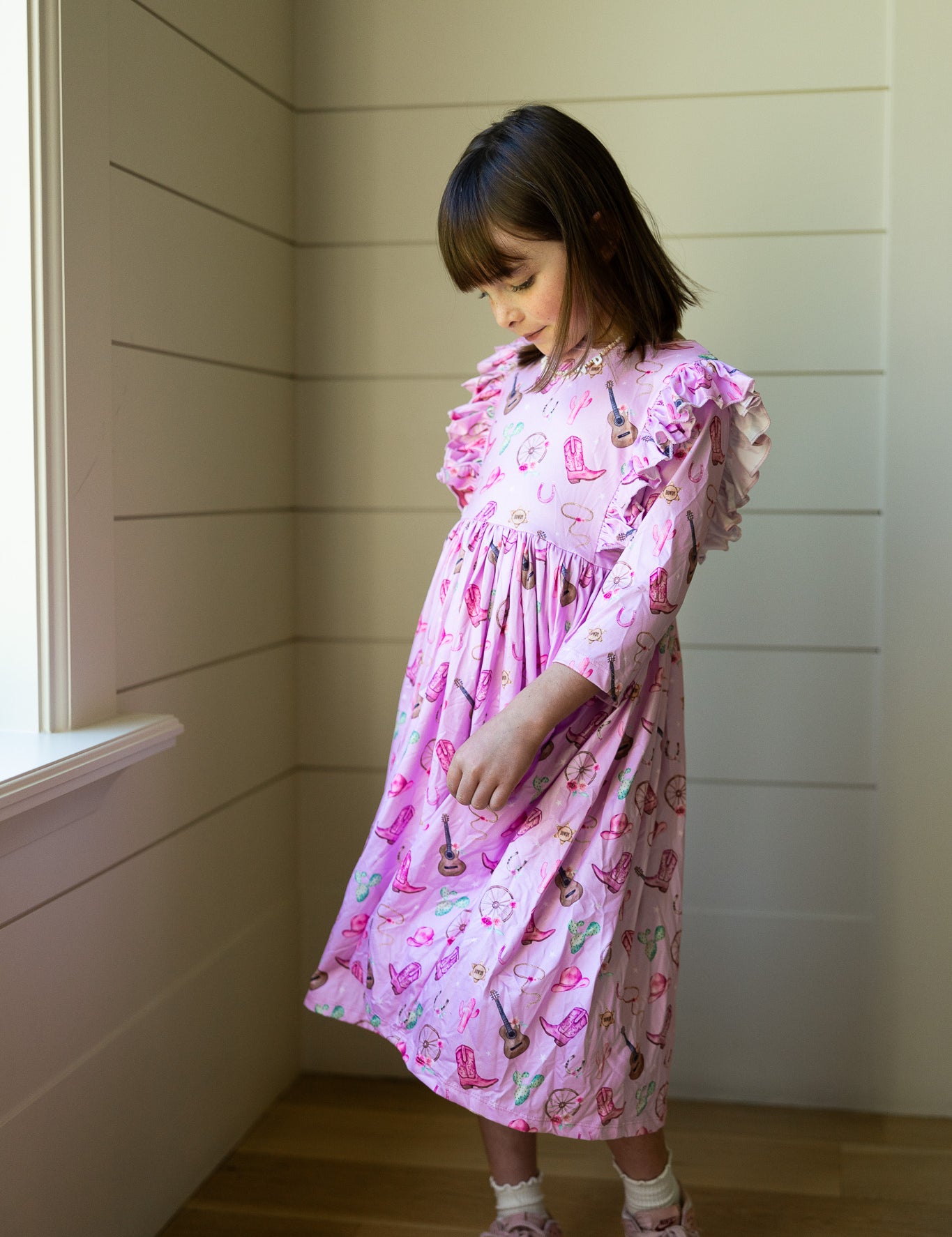 Boot Scootin' Ruffle Dress