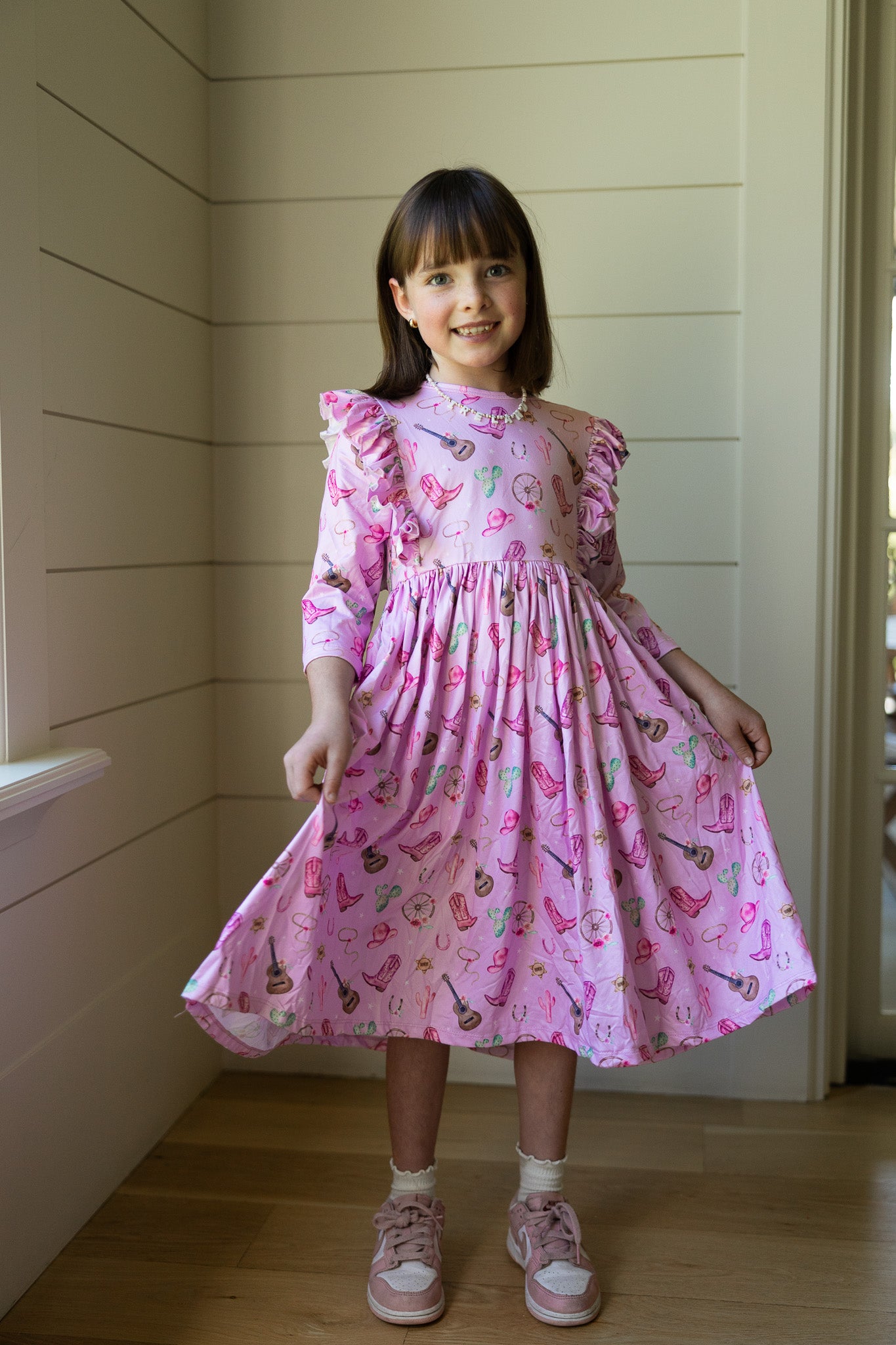 Boot Scootin' Ruffle Dress