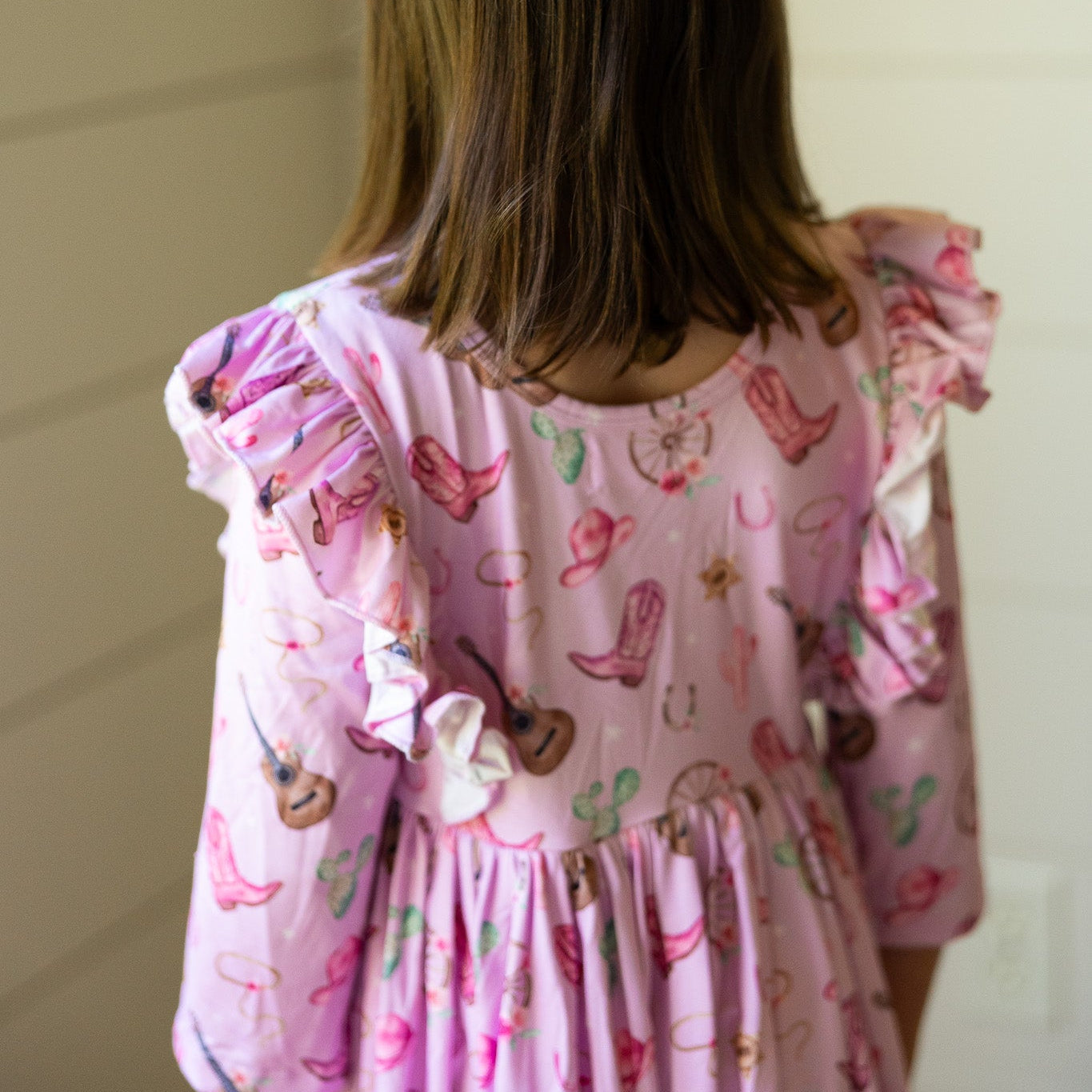 Boot Scootin' Ruffle Dress