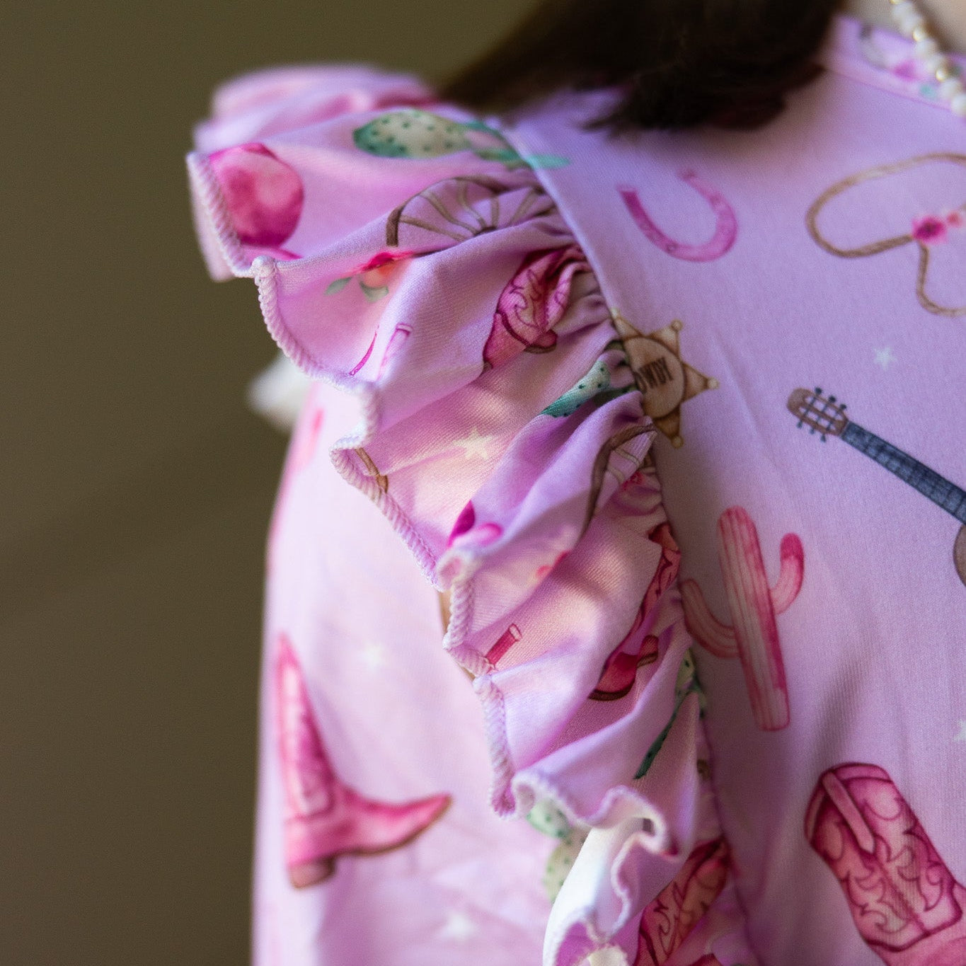 Boot Scootin' Ruffle Dress