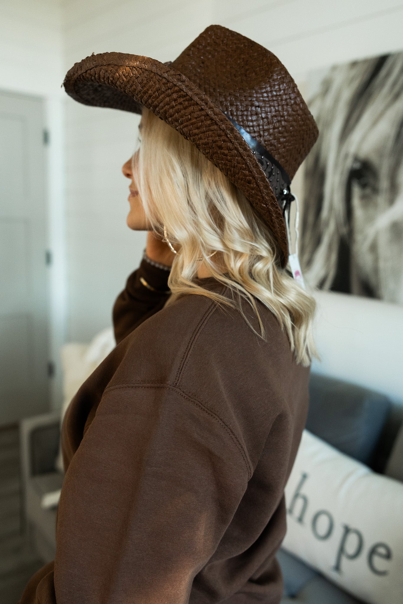 Cowgirl Boots & Stars Sweatshirt