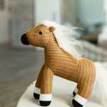 Palomino Handknit Hope Horsie