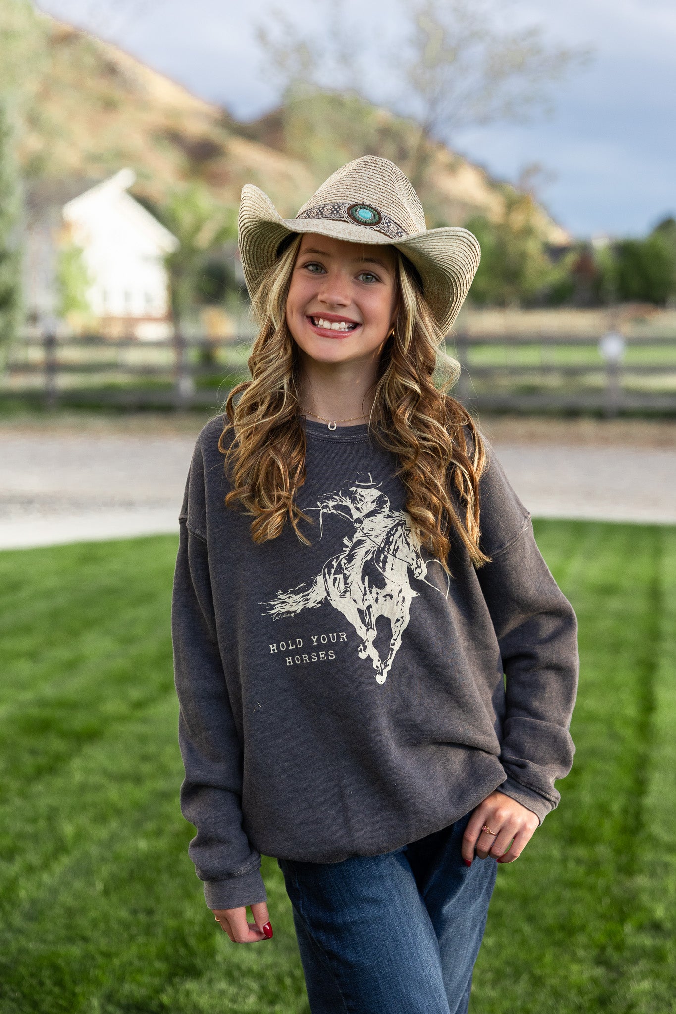 Hold Your Horses Sweatshirt (Black)