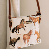 horse tapestry purse