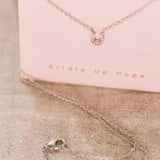 tiny horseshoe necklace