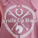 bridle up hope equestrian hoodie