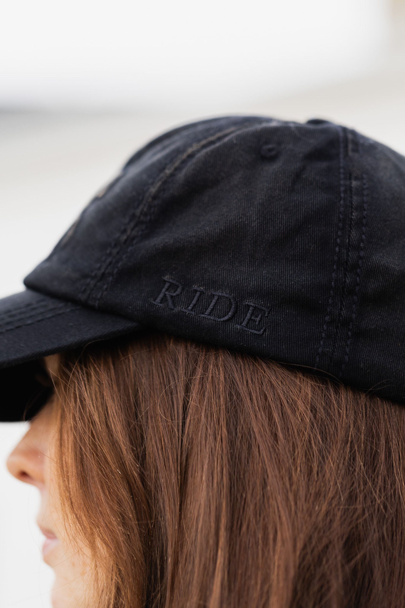 Vintage Black Horse Hat