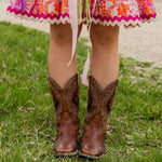 Hope Rider Hand-Tooled Leather Boots Myra Bag
