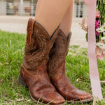 Hope Rider Hand-Tooled Leather Boots Myra Bag