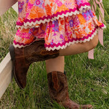 Hope Rider Hand-Tooled Leather Boots Myra Bag