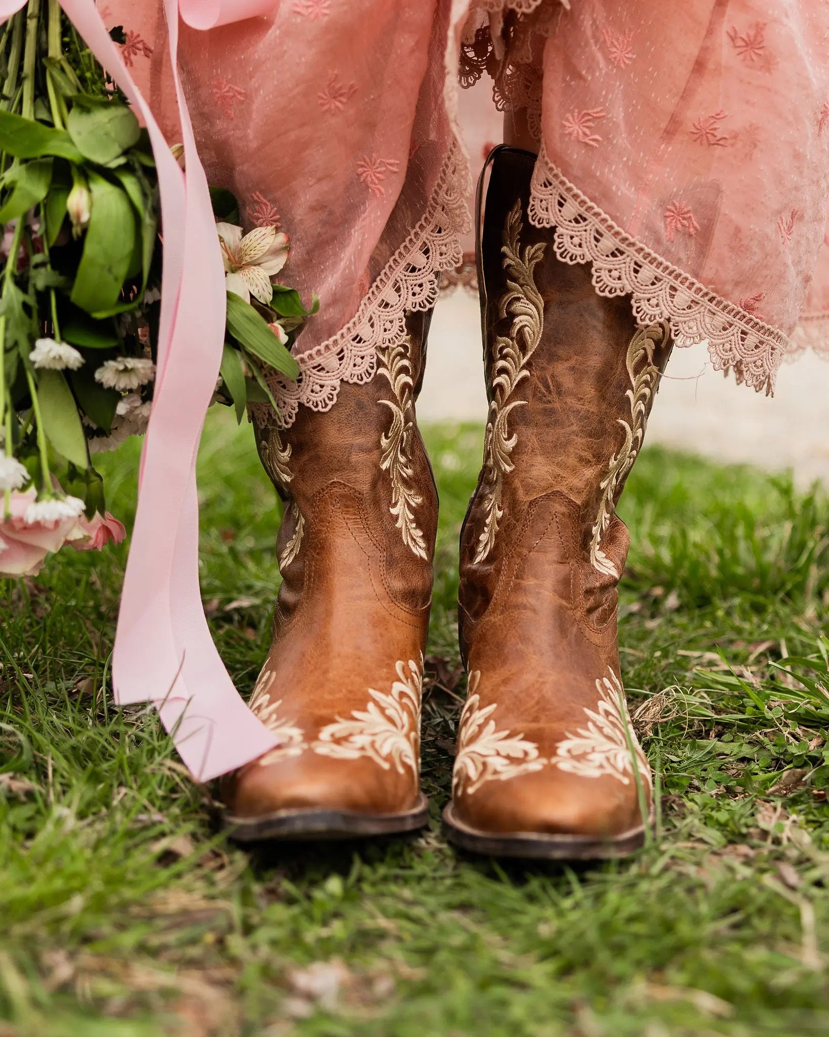Bridle Bloom Embroidered Cowgirl Boots Faire - Myra Bag