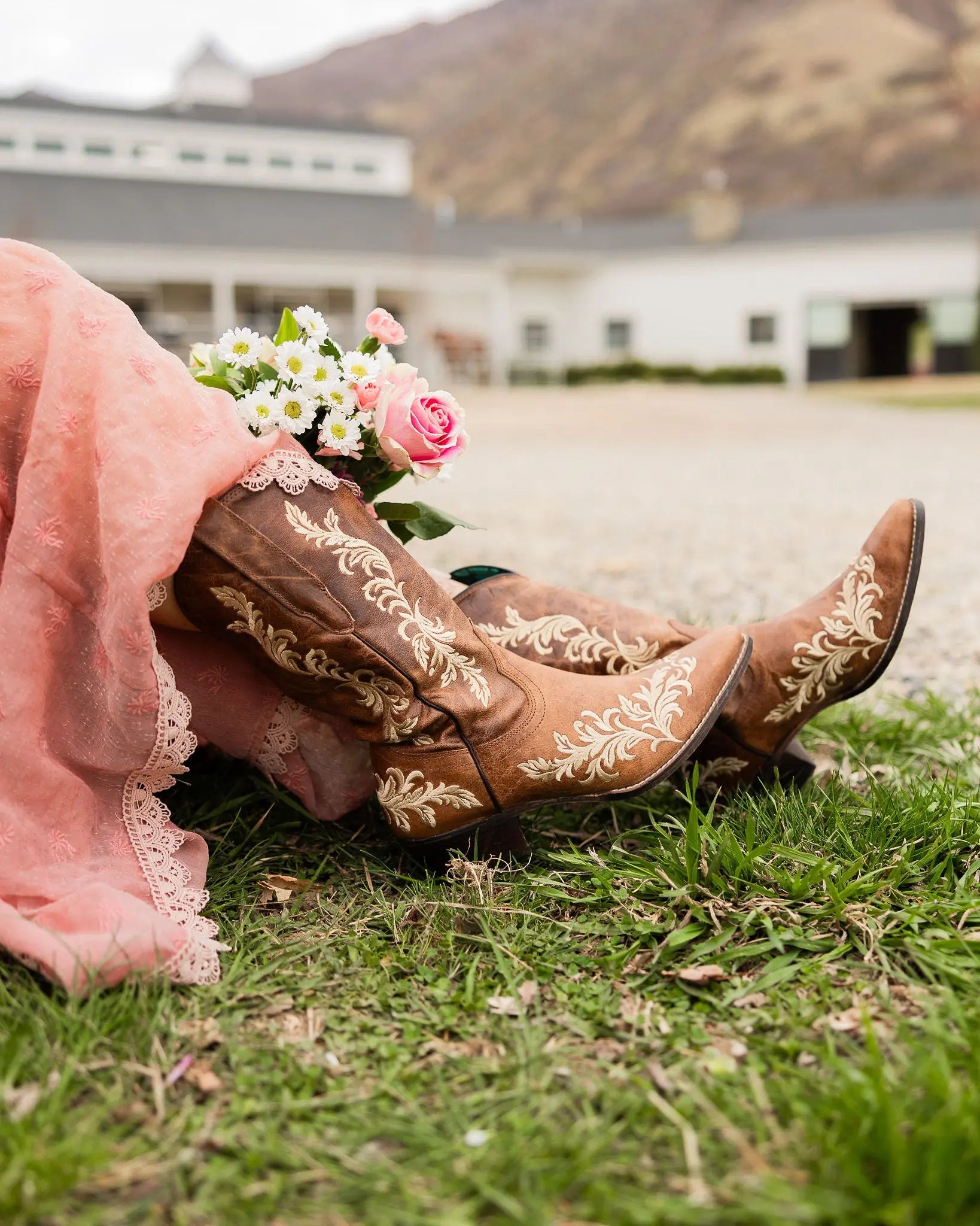 Bridle Bloom Embroidered Cowgirl Boots Faire - Myra Bag