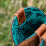Hope Rider Hand-Tooled Leather Boots Myra Bag